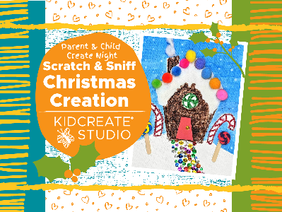 Kidcreate Studio - San Antonio. Parent & Child Create Night - Scratch & Sniff Christmas Creation (5-12 Years)